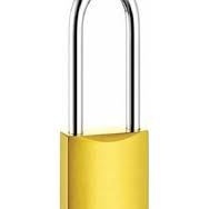 Asma kilit uzun sarı